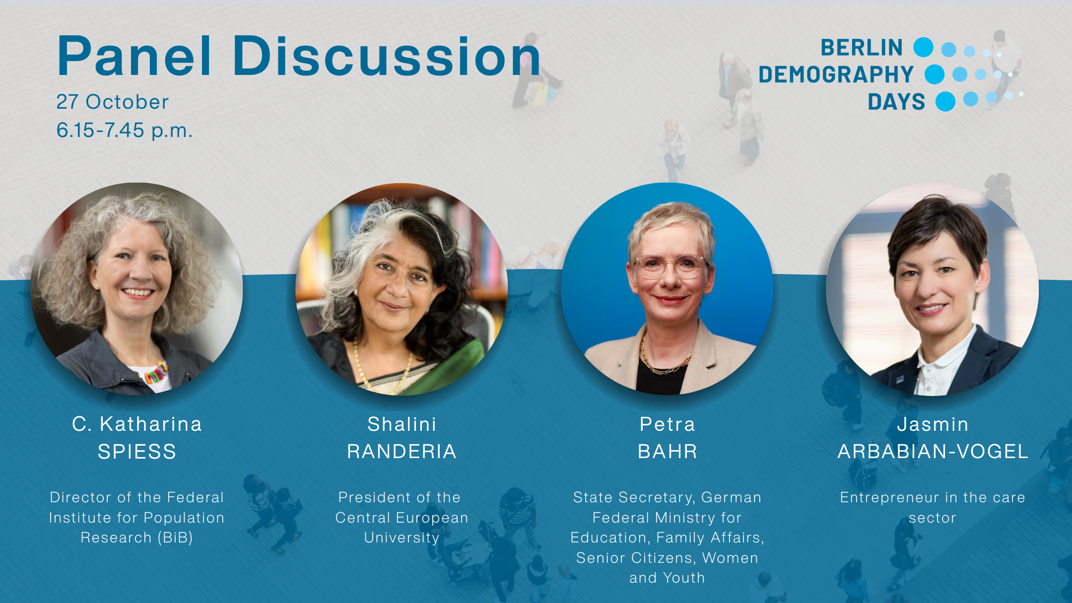 Panelists Berlin Demography Days
