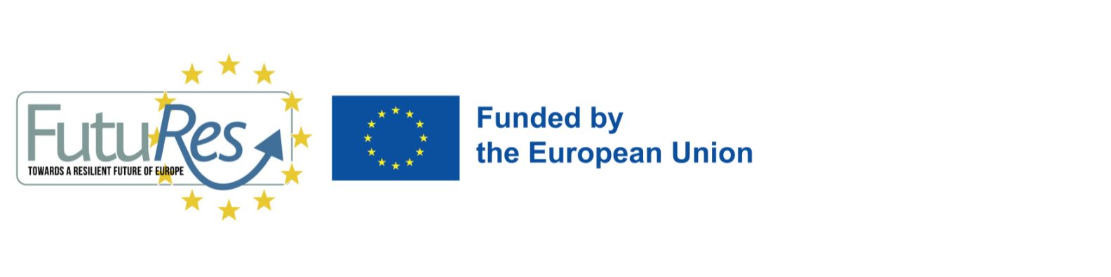 FutuRes Logo and Logo Funded by European Union, EU Flag