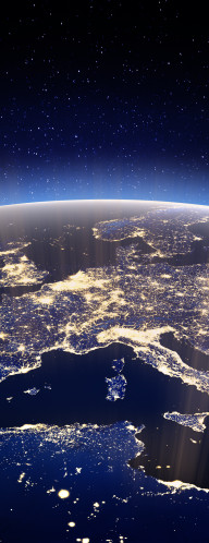 Europe from the skies