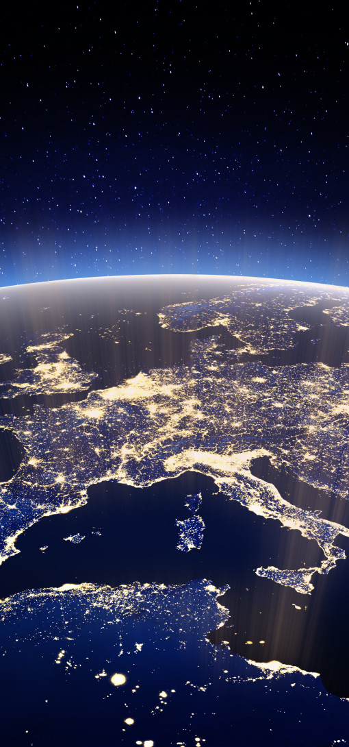 Europe from the skies