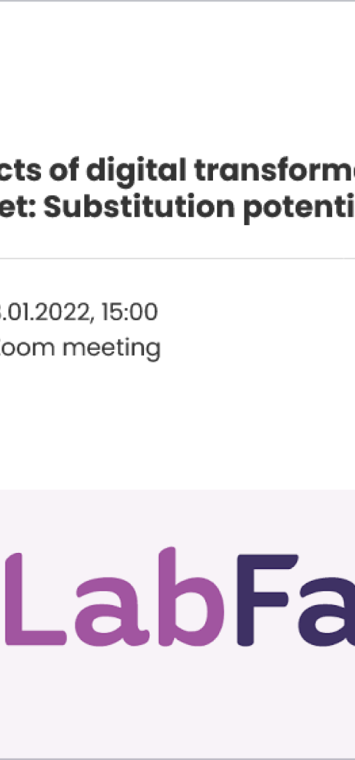 Impacts of digital transformation on the labour market: Substitution potentials of occupations