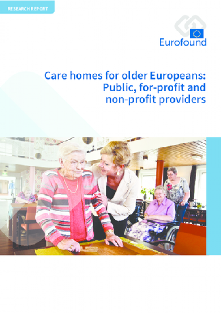 Books and Reports: Care homes for older Europeans: Public, private and not-for-profit providers 