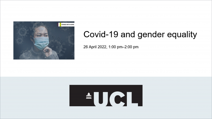 Covid-19 and gender equality