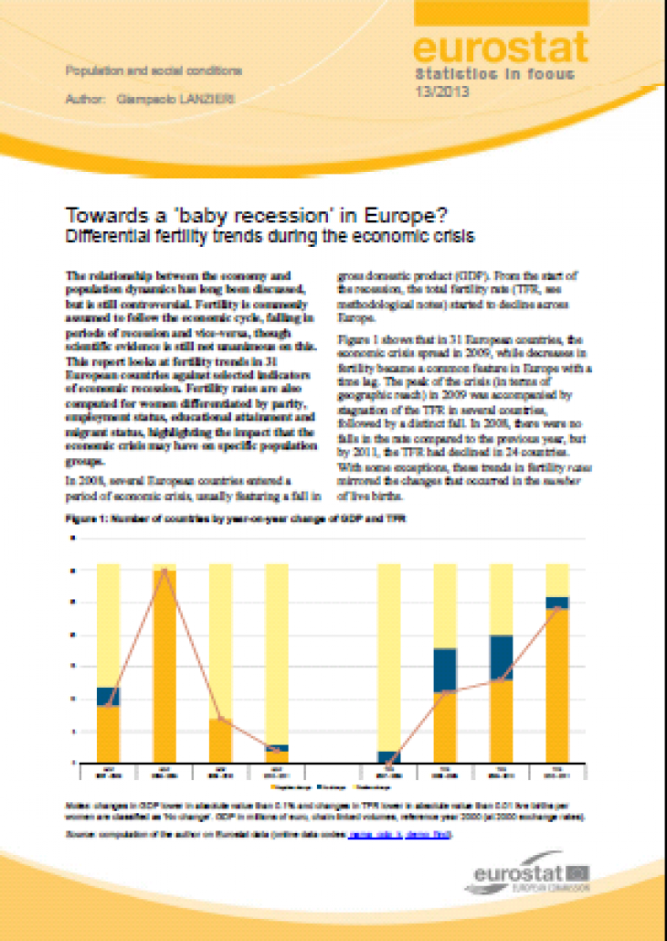 Books and Reports: Towards A "Baby Recession" in Europe? Differential Fertility Trends During The Economic Crisis