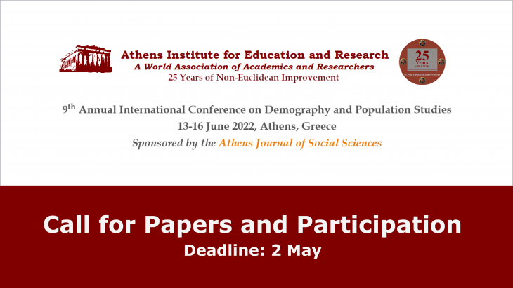 9th Annual International Conference on Demography and Population Studies
