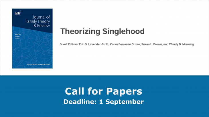 Call for Papers: Special Issue of the Journal of Family Theory & Review 