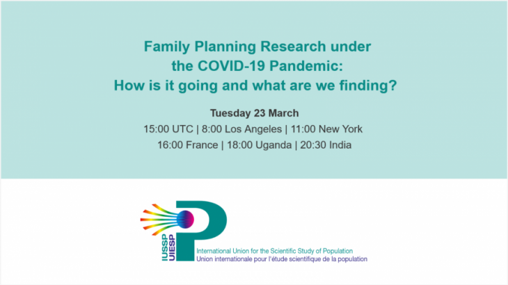 Family Planning Research under the COVID-19 Pandemic: How is it going and what are we finding? 