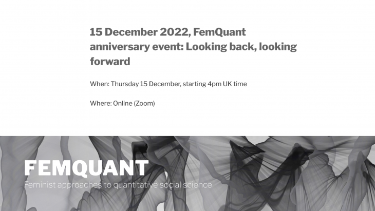 FemQuant anniversary event: Looking back, looking forward