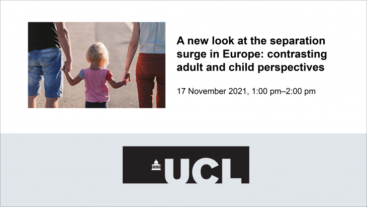 A new look at the separation surge in Europe: contrasting adult and child perspectives