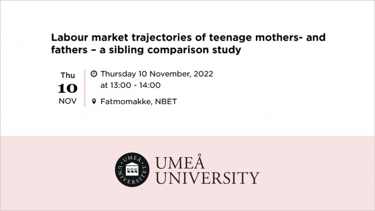 Labour market trajectories of teenage mothers- and fathers – a sibling comparison study