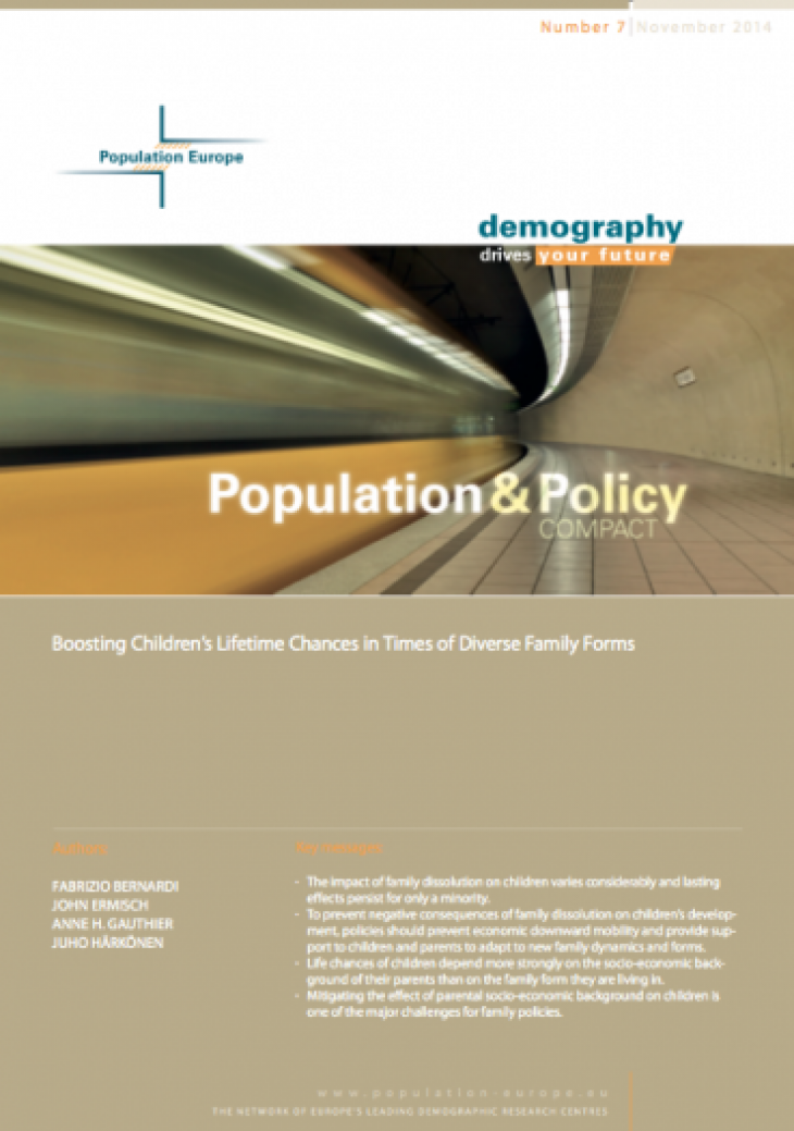 Boosting Children’s Lifetime Chances in Times of Diverse Family Forms