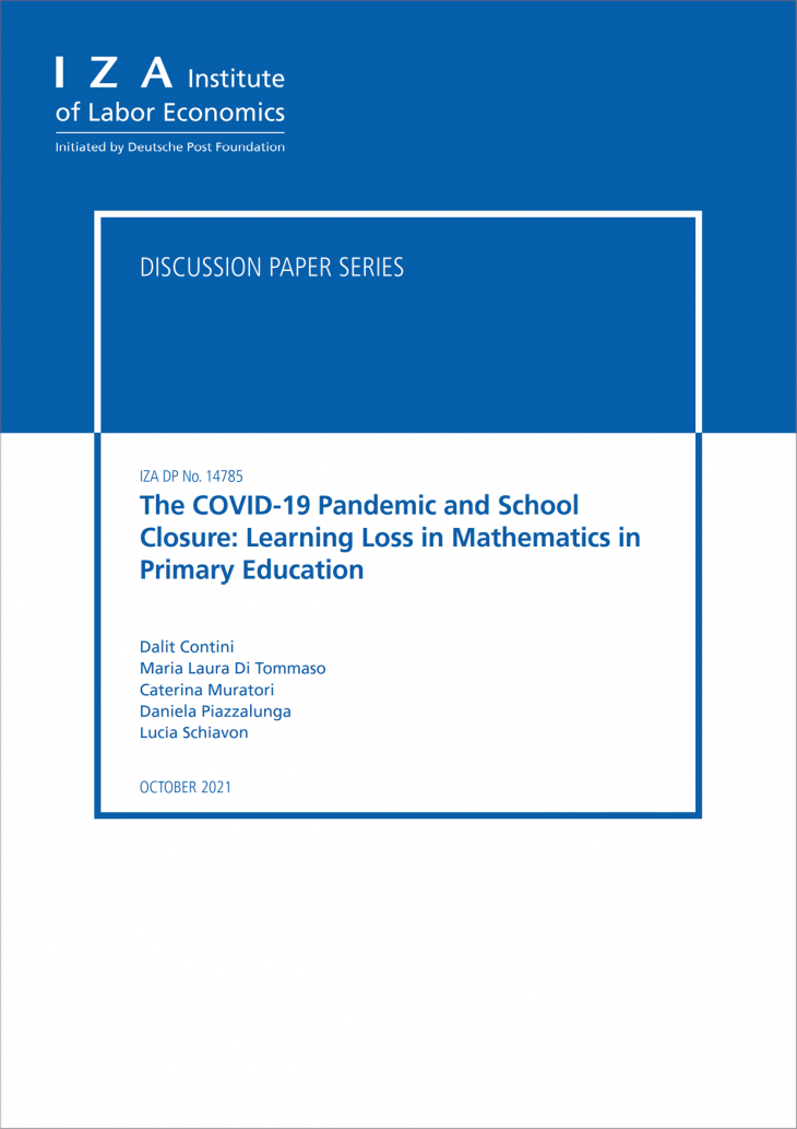 The COVID-19 Pandemic and School Closure: Learning Loss in Mathematics in Primary Education 