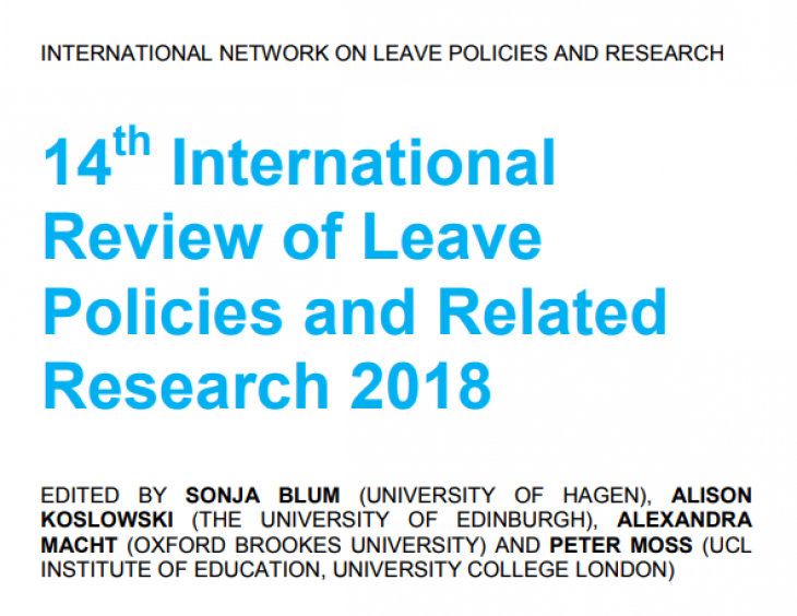 Books and Reports: International Review on Leave Policies and Related Research 2018