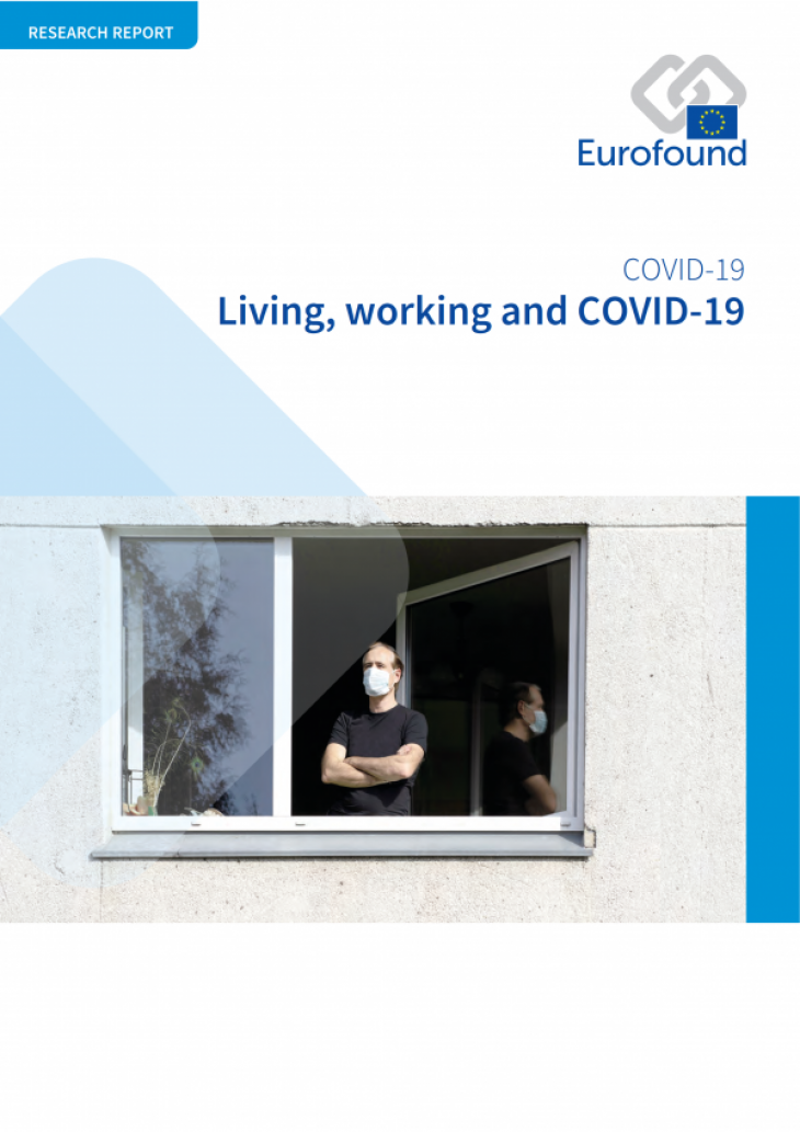Cover of Report 'Living, Working, COVID-19"