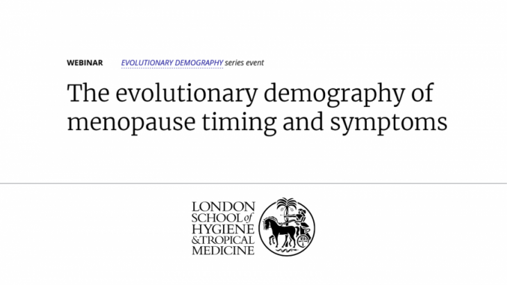 Event: The evolutionary demography of menopause timing and symptoms