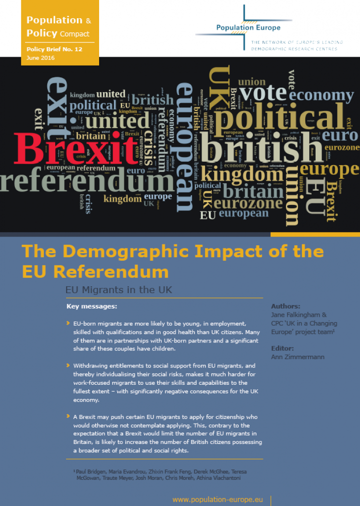 The Demographic Impact of the EU Referendum