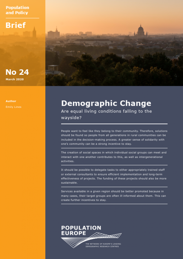 Demographic Change: Are Equal Living Conditions Falling to the Wayside?