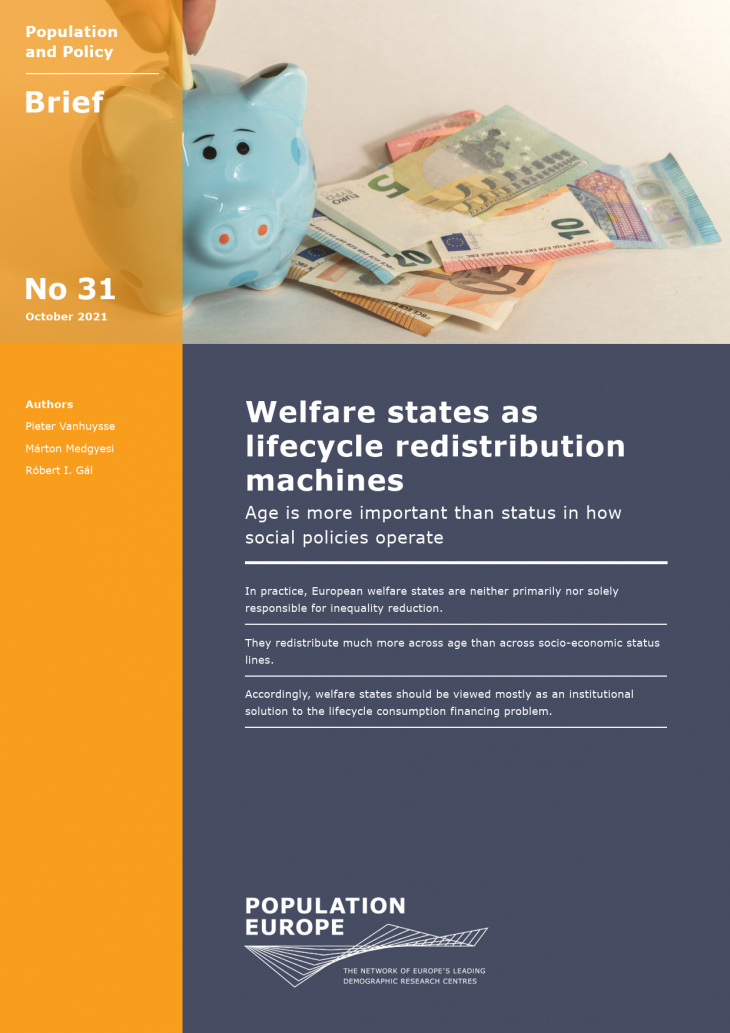Welfare states as lifecycle redistribution machines