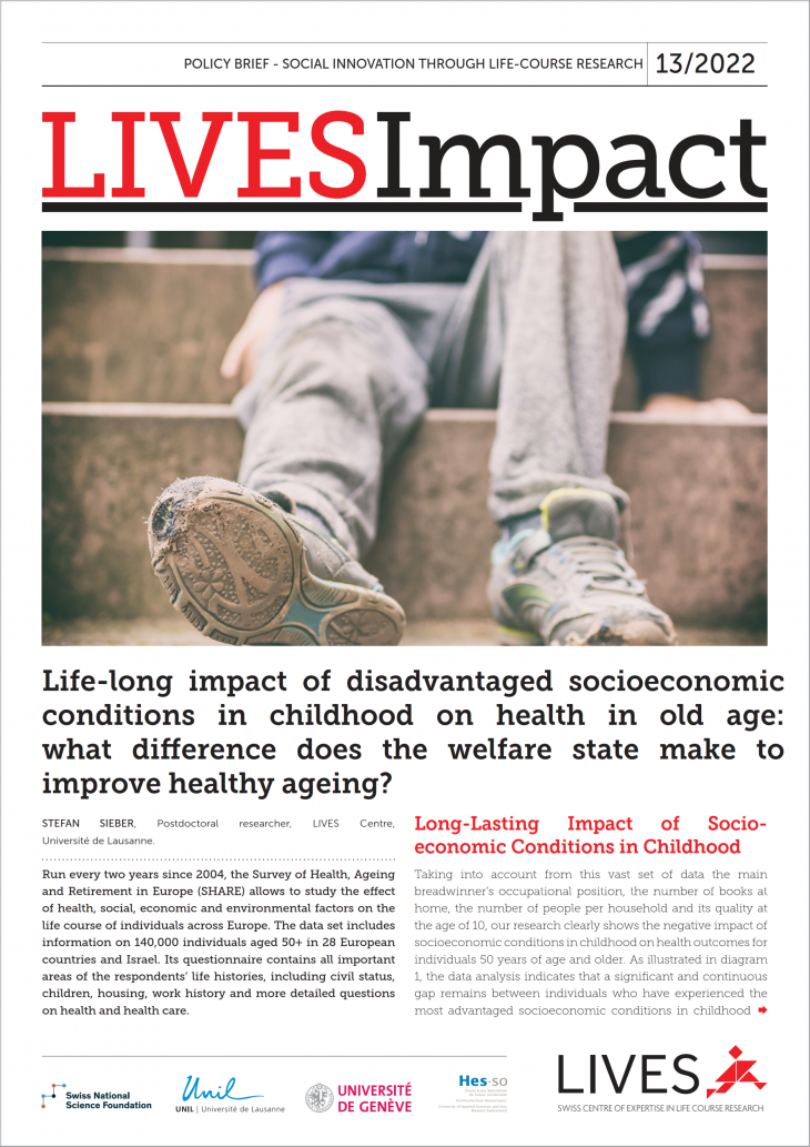 Life-long impact of disadvantaged socioeconomic conditions in childhood on health in old age: what difference does the welfare state make to improve healthy ageing?