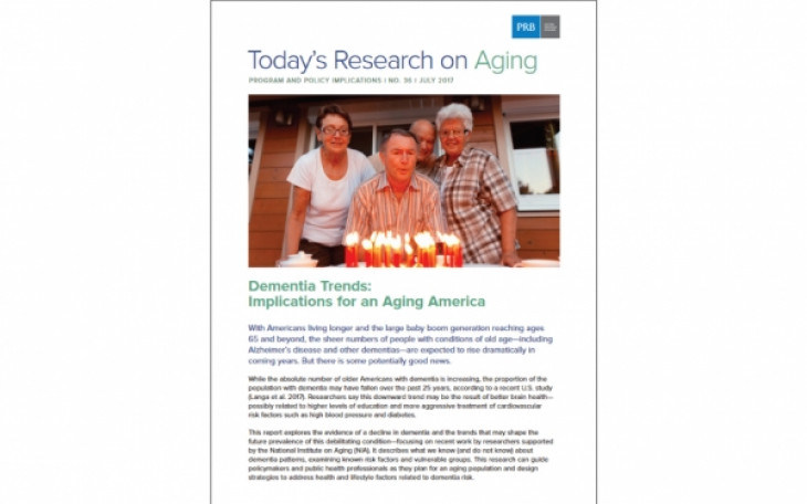 Books and Reports: Dementia Trends: Implications for an Aging America